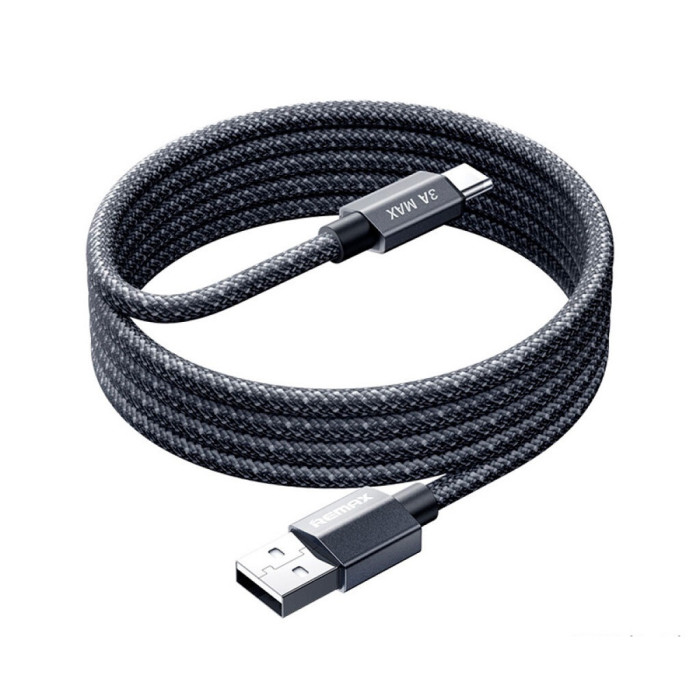 Кабель REMAX Phantom aluminum alloy light fast charging braided data cable 1.2M CB01(A-C)
