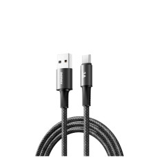 Кабель REMAX WindSpeed Series Fast charging aluminum alloy braided data cable CB25 A-C)  3A - Black 1.2M