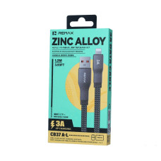 Кабель REMAX Pisces Series  Zinc Alloy Braided Data Cable CB37 1.2M (A-L)-3A