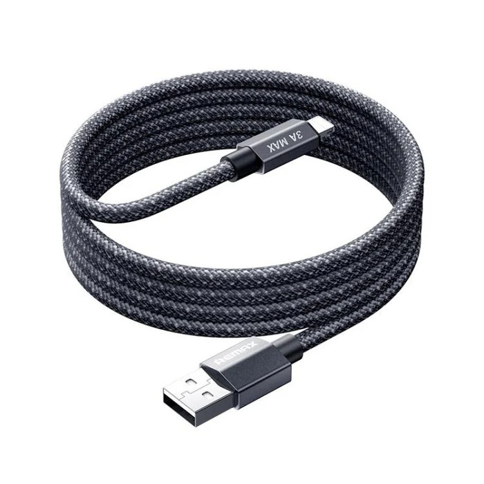 Кабель REMAX Phantom aluminum alloy light fast charging braided data cable 1.2M CB01(A-L)