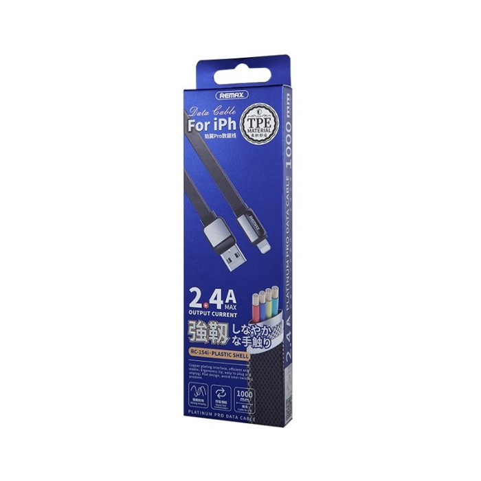Кабель REMAX Platinum Pro Series 3A Data Cable RC-154i Lightning-Black