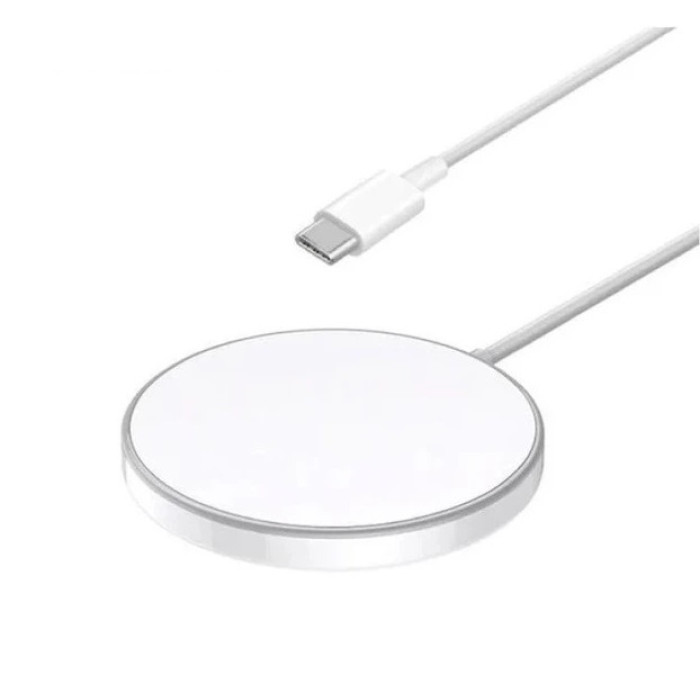 Бездротовий зарядний пристрій REMAX Jinga Series 15W Magnetic Wireless Fast Charger RP-W58 White