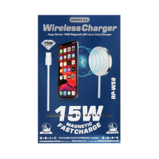 Бездротовий зарядний пристрій REMAX Jinga Series 15W Magnetic Wireless Fast Charger  RP-W58 White
