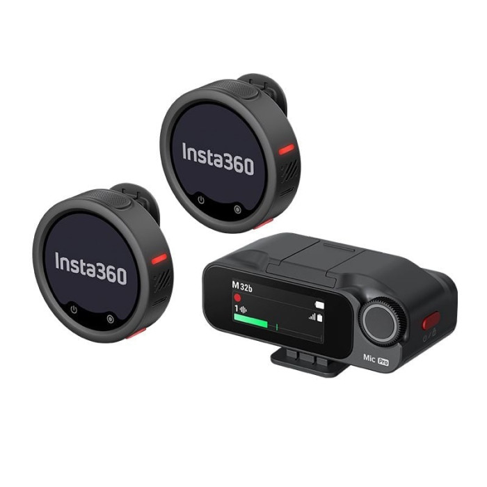 Бездротова мікрофонна система Insta360 Mic Pro (2TX+1RX)
