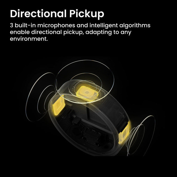 Бездротова мікрофонна система Insta360 Mic Pro (2TX+1RX)