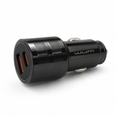 Автомобільний зарядний пристрій WUW C279 PD30W+25W Black