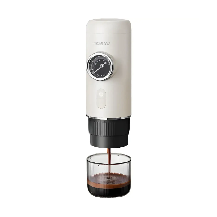Портативна кавоварка з манометром Xiaomi Circle Joy LeCui Portable Italian Electric Coffee Machine, White