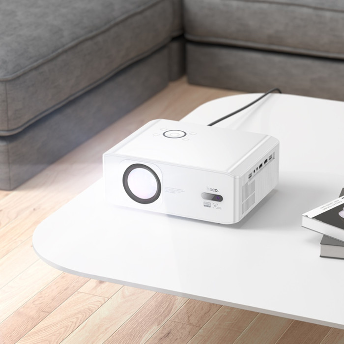 Проектор HOCO DT3 Smart electric focus projector(1080P Android version)(EU) White