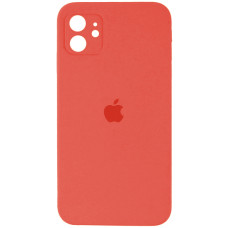 Чохол для смартфона Silicone Full Case AA Camera Protect for Apple iPhone 12 18,Peach