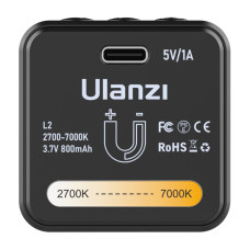 Відеосвітло Ulanzi L2 Bi-color COB Vedio Light, IP6, 5W, Black (3051)
