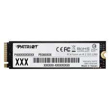 Накопичувач SSD M.2 Patriot P400 Lite 1TB NVMe 1.4 2280  Gen 4x4, 2700/3500 3D TLC