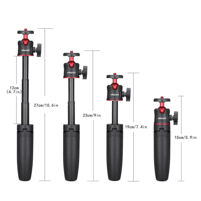 Штатив Ulanzi Vijim Mini Portable and Adjustable Desktop Tripod Black(UV-1601 MT-08)