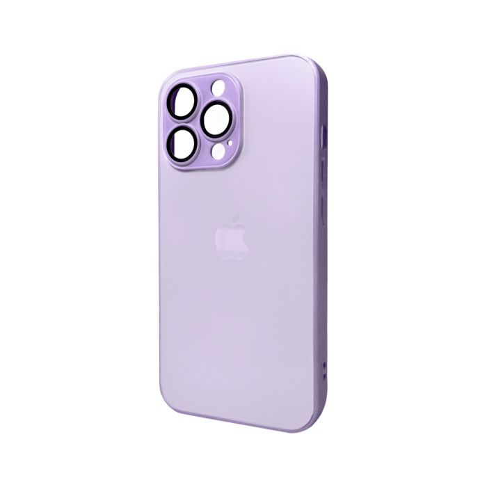 Чохол для смартфона AG Glass Matt Frame Color Logo for Apple iPhone 11 Pro Max Light Purple