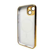Чохол для смартфона AG Glass Sapphire Frame MagSafe Logo for Apple iPhone 14 Gold
