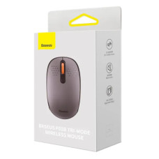 Маніпулятор миша бездротова Baseus F01B Tri-Mode Wireless Mouse Frosted Gray