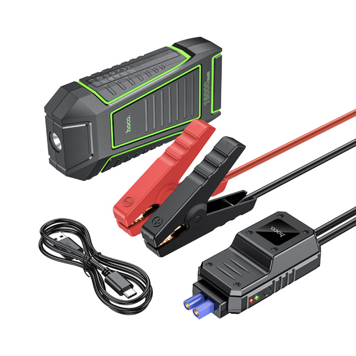 Автомобільний пуско-зарядний пристрій HOCO QS1 Spring car emergency start-up power bank(10000mAh)