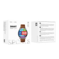 Смарт-годинник HOCO Y22 AMOLED 36mm. 200 mAh. IP67 Silver