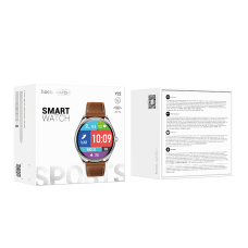 Смарт-годинник HOCO Y22 AMOLED 36mm. 200 mAh. IP67 Silver