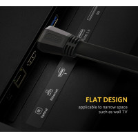 Кабель UGREEN ED015 HDMI Flat Cable 1.5m (UGR-50819)