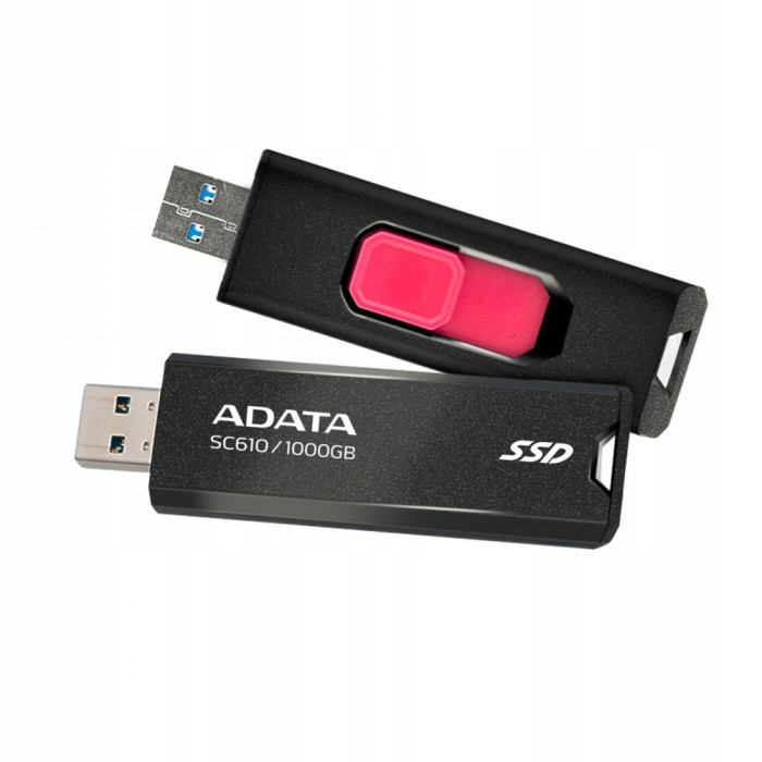 Портативний SSD ADATA SC610 1TB USB 3.2 550/500Mb/s Black