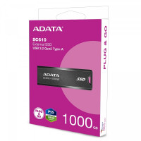 Портативний SSD ADATA SC610 1TB USB 3.2  550/500Mb/s Black