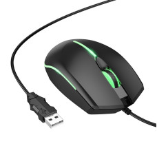 Миша HOCO GM37 Wonderful gaming luminous wired mouse Black