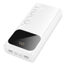 Зовнішній акумулятор HOCO J144A Hymn power bank(30000mAh) White
