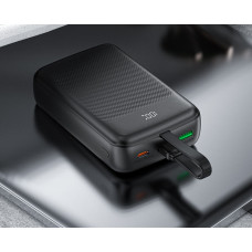 Зовнішній акумулятор ACEFAST M14 PD20W power bank with cable 20000mAh Black