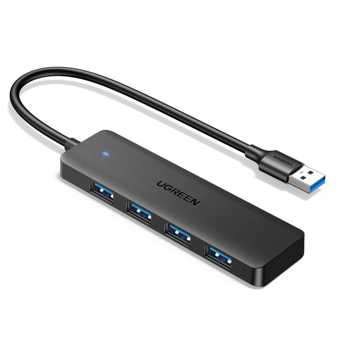 USB-хаб UGREEN 4-Port USB 3.0 Hub 0.15m