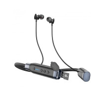 Бездротові спортивні навушники HOCO ES62 Pretty neck-hang BT earphones Black