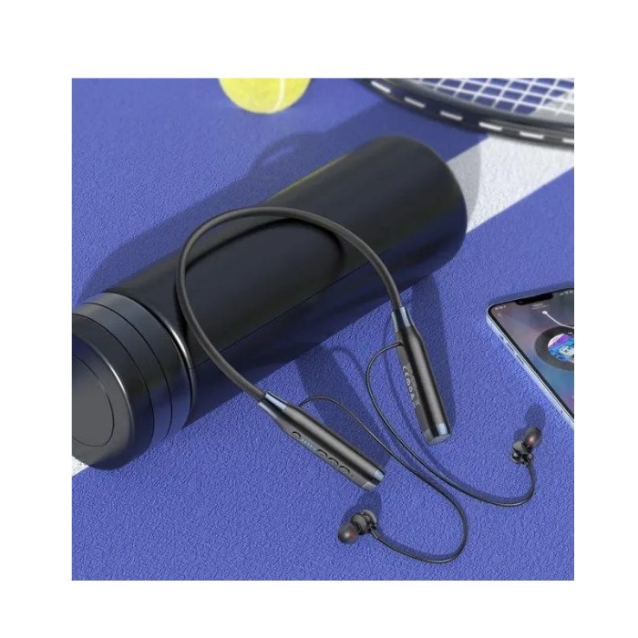 Бездротові спортивні навушники HOCO ES62 Pretty neck-hang BT earphones Black