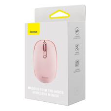 Маніпулятор миша бездротова Baseus F01B Tri-Mode Wireless Mouse Baby Pink