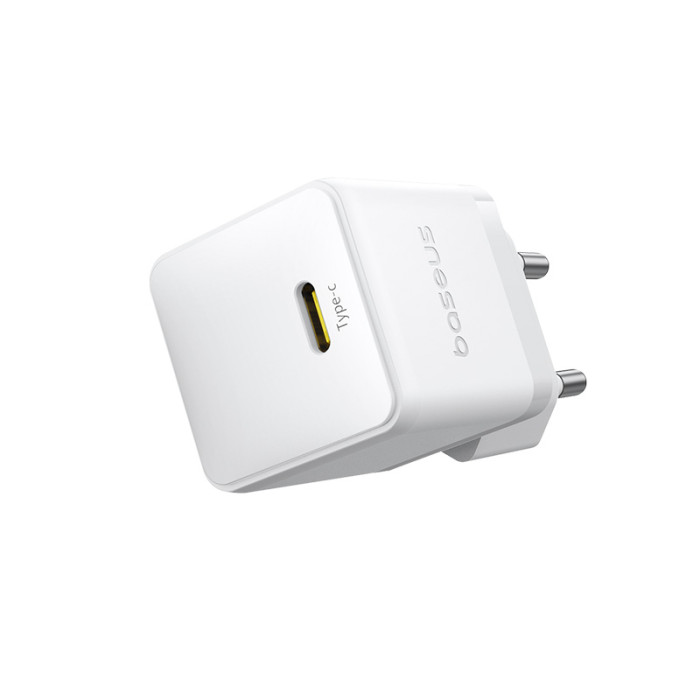 Мережевий зарядний пристрій Baseus Palm Fast Charger 1C 30W EU Moon White