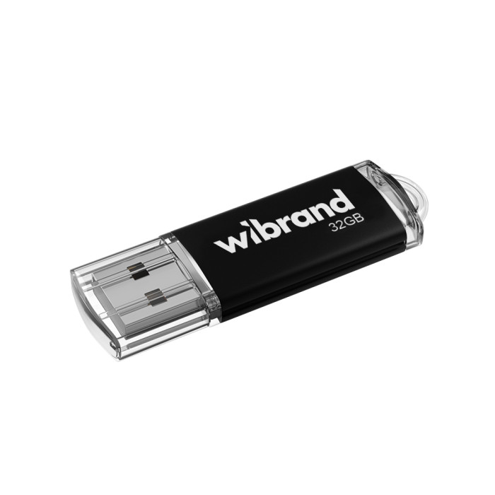 Флеш-накопичувач Wibrand USB 2.0 Cougar 32Gb Black