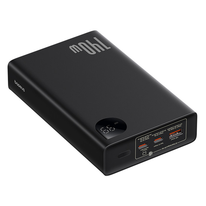 Зовнішній акумулятор Baseus Adaman Digital Display Fast Charge Power Bank 24000mAh 140W Cluster Black