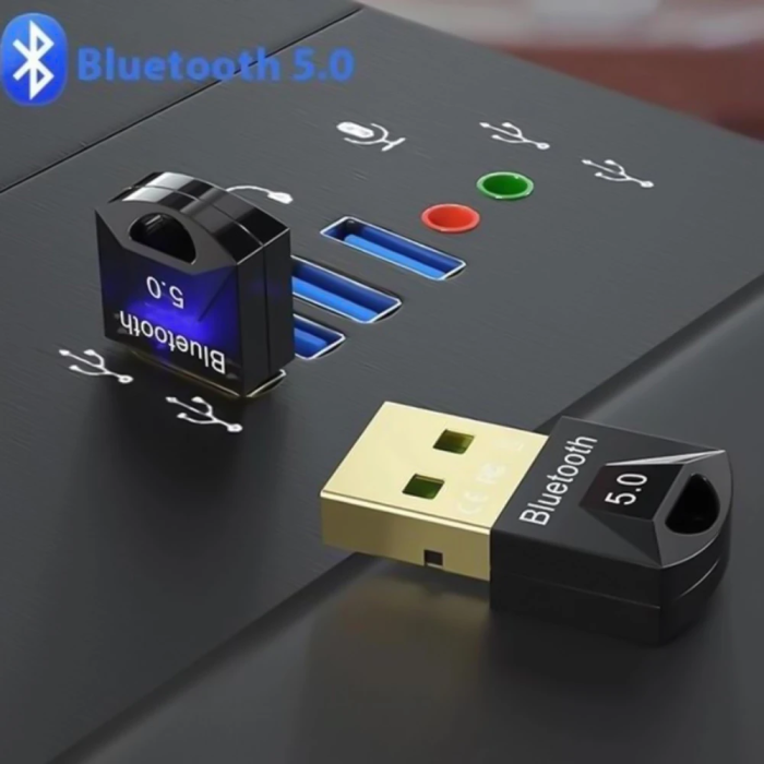 Bluetooth-адаптер ESSAGER Mini BT5.0 Adapter Black