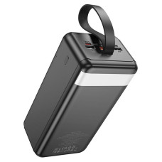 Зовнішній акумулятор HOCO J123C Element 22.5W+PD20W fully compatible power bank with digital display(60000mAh) Black