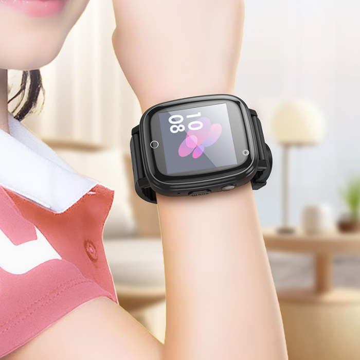Дитячий cмарт-годинник Hoco Y100 36mm. SIM 2G. 400 mAh. IP65 Black