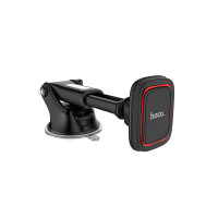 Автотримач для телефона HOCO CA42 Cool Journey in-car dashboard holder with stretch rod Black/Red
