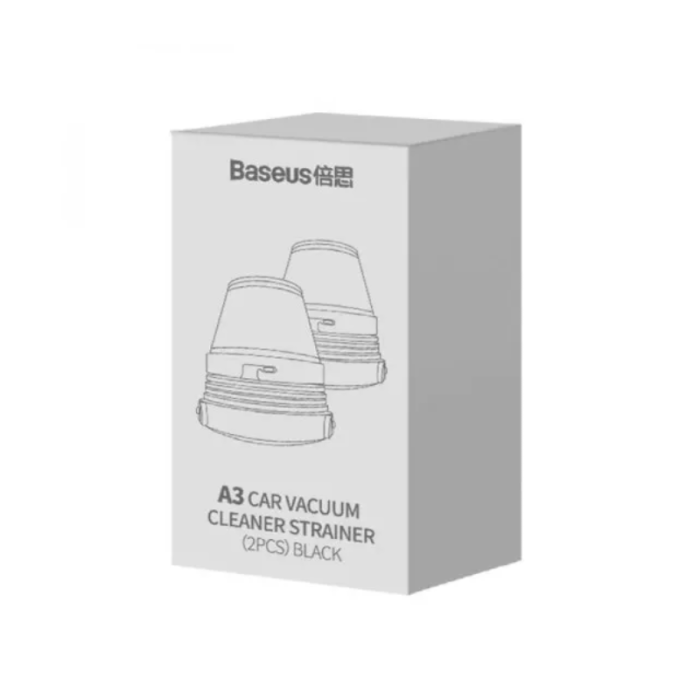 Фільтр для автомобільного пилососа Baseus A3 Car vacuum Cleaner strainer（2PCS）Black