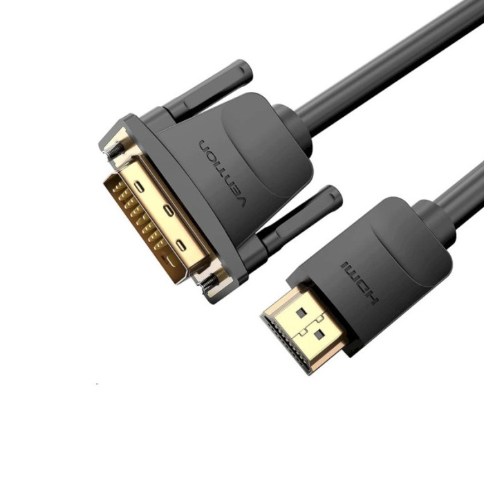 Кабель Vention HDMI to DVI Cable 1M Black (ABFBF)