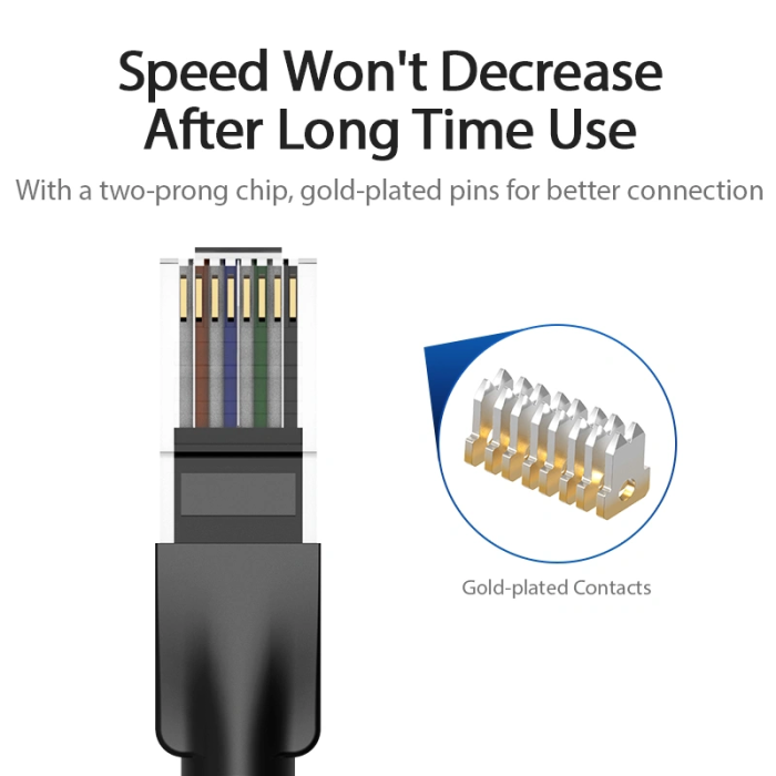 Мережевий кабель Vention Cat.6 UTP Patch Cable 10M Black