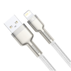 Кабель Baseus Cafule Series Metal Data Cable USB to IP 2.4A 2m White