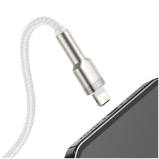 Кабель Baseus Cafule Series Metal Data Cable USB to IP 2.4A 2m White