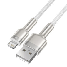 Кабель Baseus Cafule Series Metal Data Cable USB to IP 2.4A 2m White