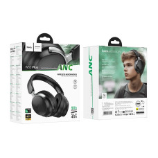 Бездротові накладні навушники HOCO W53 Plus Tone ANC BT headphones Classic Black