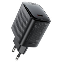 Мережевий зарядний пристрій ACEFAST A112 PD45W GaN single USB-C charger (EU) Black