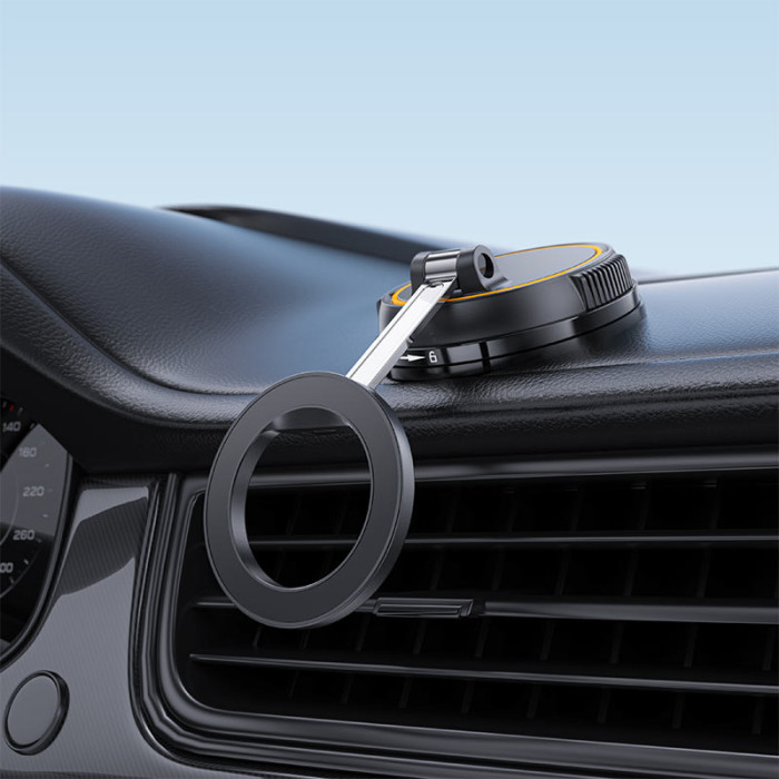 Автотримач для телефона ACEFAST D55 magnetic car holder for dashboard Black