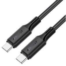 Кабель ACEFAST C17-03 USB-C to USB-C silicone charging data cable Black