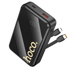 Зовнішній акумулятор HOCO Q37A Graceful 22.5W+PD20W power bank with two cables(20000mAh) Black